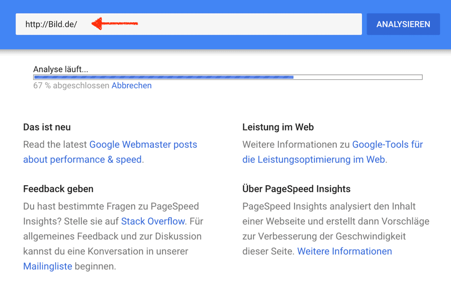 Pagespeed und der Einfluss auf die Suchmaschinenplatzierung in 2020 1
