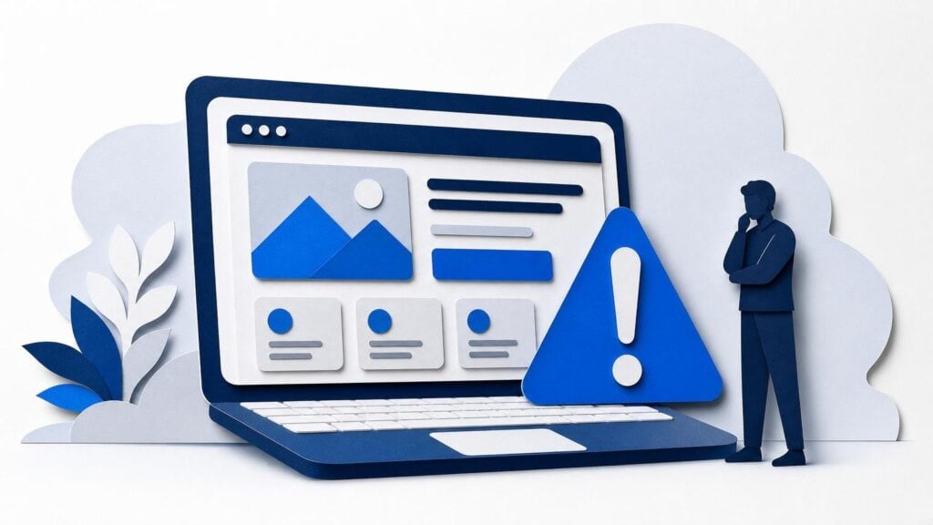 7 Warnzeichen einer veralteten Website in 2025