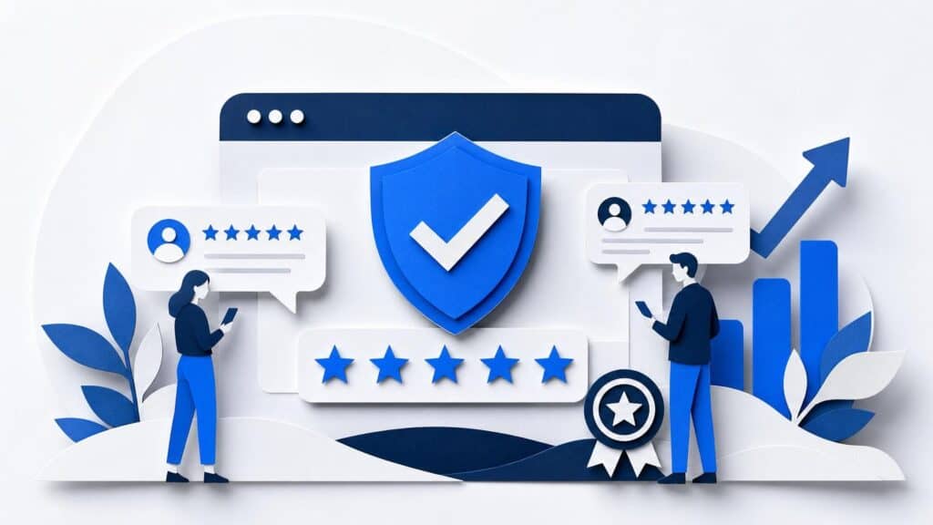 Der Einfluss von Vertrauenssignalen auf die Conversion-Rate: So steigerst du deine Google-Bewertungen und deinen Erfolg!
