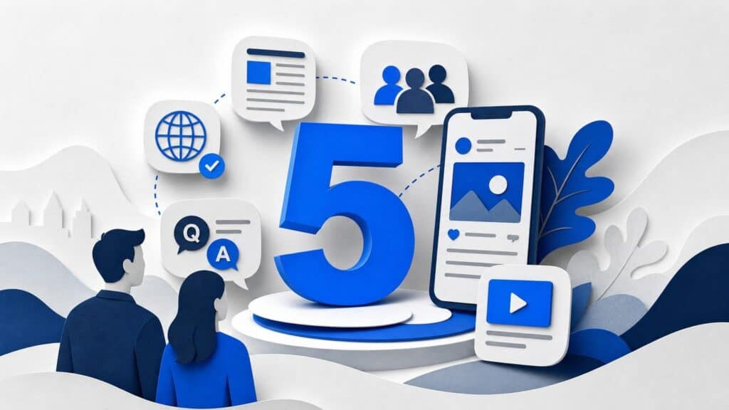 Die 5 besten Social Media Inhalte für Firmen-Profile